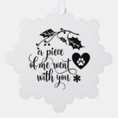 Memorial Kerstmis Ornament Kaart (Voorkant)