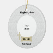 Memorial Kerstversiering Keramisch Ornament (Links)