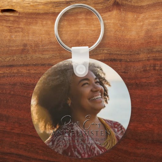 Memorial Keychain Personalized Keepsake (Voorkant)