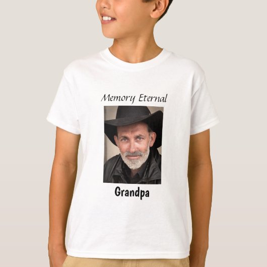 Memorial Kinderen T-Shirt Orthodox Christelijk (Voorkant)