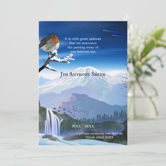 Memorial koninklijke kindersterfte of Uitnodiging (Staand voorkant)