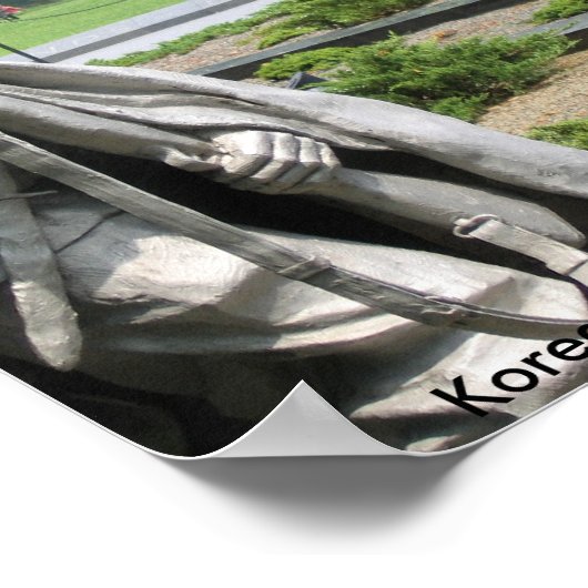 Memorial Korea in Washington DC Poster (Hoek)