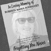 Memorial Large Photo Fleece Deken