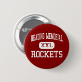 Memorial lezen - Rockets - High Reading Ronde Button 5,7 Cm (Voorkant /achterkant)