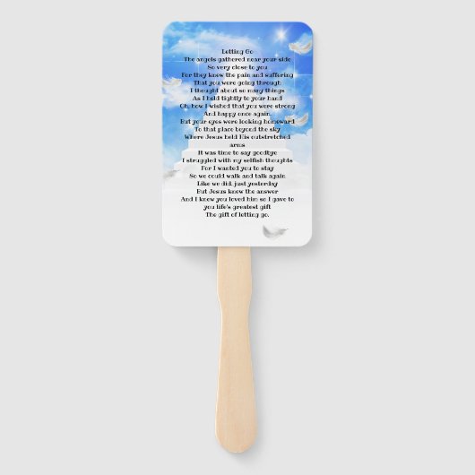 Memorial Lost of a Loved One Handwaaier (Achterkant)