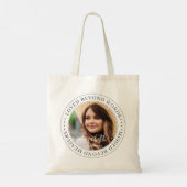 Memorial Loved Beyond Words Elegant Chic Photo Tote Bag (Achterkant)