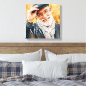 Memorial Loving Memory Simple Moderne Photo Canvas Afdruk (Insitu (Slaapkamer))