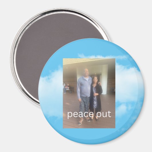 memorial magnet (Voorkant / Achterkant)