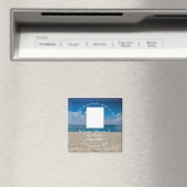 Memorial Magnet met tekst - Beach (Insitu (Vaatwasser))