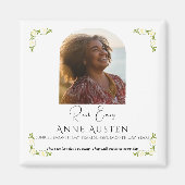 Memorial Magnet – Personalized Tribute Keepsake (Voorkant)
