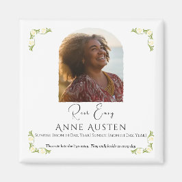 Memorial Magnet – Personalized Tribute Keepsake