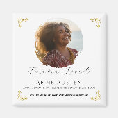 Memorial Magnet – Personalized Tribute Keepsake (Voorkant)