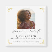 Memorial Magnet – Personalized Tribute Keepsake (Voorkant)