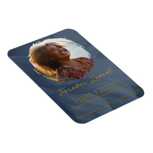 Memorial Magnet – Personalized Tribute Keepsake Magneet (Rechterzijde)