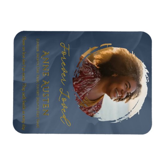 Memorial Magnet – Personalized Tribute Keepsake Magneet (Horizontaal)