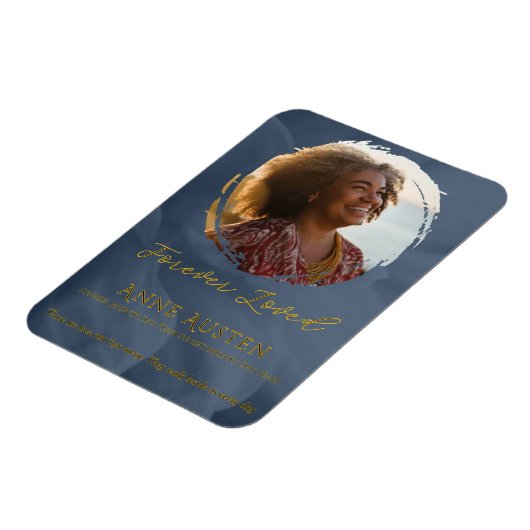 Memorial Magnet – Personalized Tribute Keepsake Magneet (Linkerzijde)