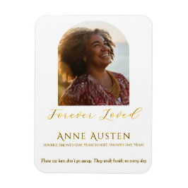 Memorial Magnet – Personalized Tribute Keepsake Magneet