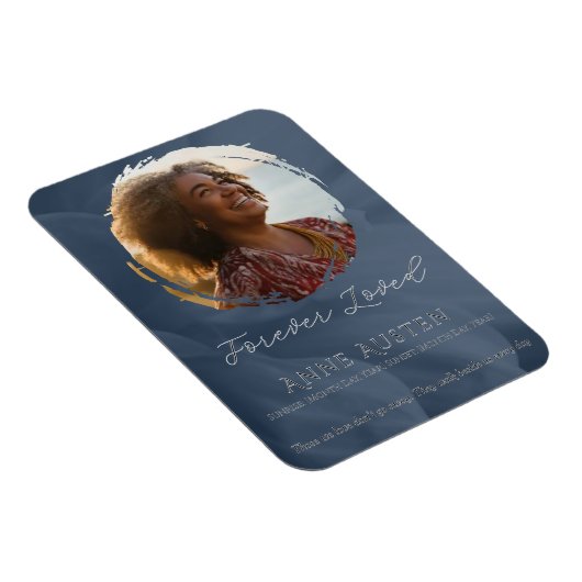 Memorial Magnet – Personalized Tribute Keepsake Magneet (Rechterzijde)