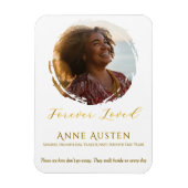 Memorial Magnet – Personalized Tribute Keepsake Magneet (Verticaal)
