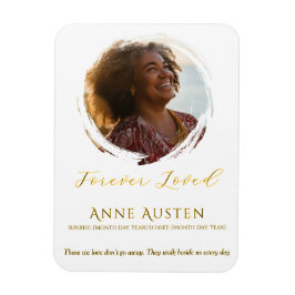 Memorial Magnet – Personalized Tribute Keepsake Magneet