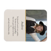 Memorial Magnet voor een plotselinge dood Magneet (Horizontaal)