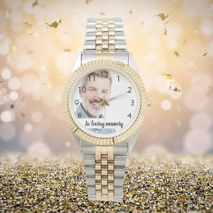 Memorial man foto horloge