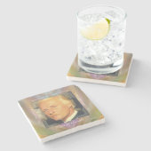 Memorial Marble Square u aanpast - HAMbyWG Stenen Onderzetter (Zijkant)