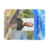 Memorial Memory Card Train Rail Tram Railway Magneet (Horizontaal)