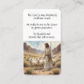 Memorial Memory Pocket Kaart Lord Shepherd Visitekaartje (Achterkant)