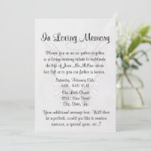 Memorial met Angel Wings en Heart Kaart (Staand voorkant)