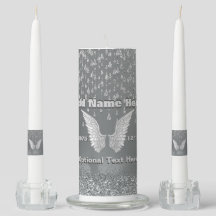 Memorial met Angel Wings en Silver Tears