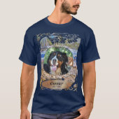 Memorial Mijn Engel heeft Vier Paws Beach 786 T-shirt (Voorkant)