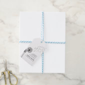 Memorial Minimalisme Botanicals Bloem Paardebloem Cadeaulabel (Met Touw)