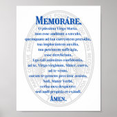Memorial (Miraculous Medal) Print (Voorkant)