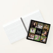 Memorial Modern 8 Photo Budget Funeral GuestBook Notitieboek (Binnen)