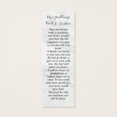 Memorial Modern Foto Prayer Kaart Funeral Bladwijz (Achterkant)