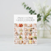 Memorial Modern Simple Minimalist 25 Photo Collage (Staand voorkant)