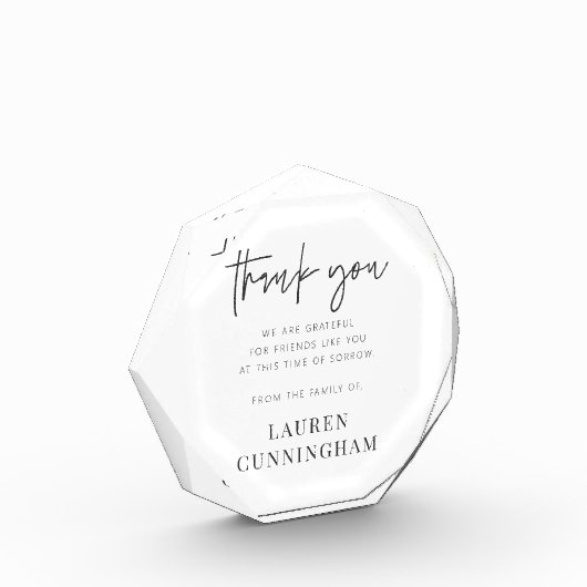 Memorial Modern Simple Minimalist Chic Fotoblokken (Links)