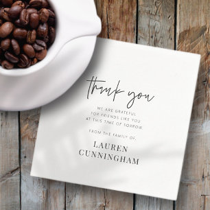 Memorial Modern Simple Minimalist Chic Hartelijk d Servet