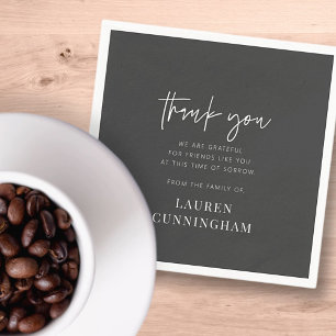 Memorial Modern Simple Minimalist Chic Hartelijk d Servet