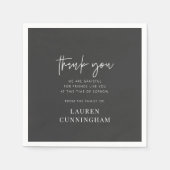 Memorial Modern Simple Minimalist Chic Hartelijk d Servet (Voorkant)