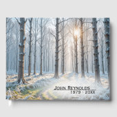 Memorial Morning Sunshine bij Frosty Forest Gastenboek (Voorkant)