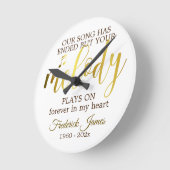 Memorial Music Quote Herembrance Keepomwille Ronde Klok (Hoek)