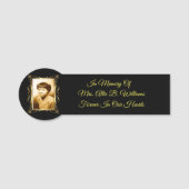 Memorial Naamplaatje (Voorkant)