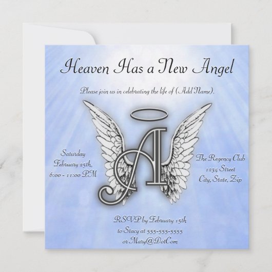 Memorial Notice Kaart (Voorkant)