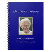 Memorial of Funeral Book Notitieboek (Voorkant)