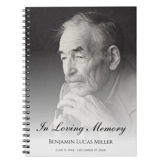 Memorial of Funeral Book Notitieboek (Voorkant)