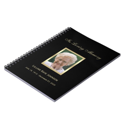 Memorial of Funeral Book Notitieboek (Linkerzijde)