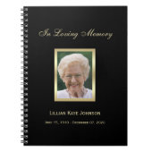 Memorial of Funeral Book Notitieboek (Voorkant)