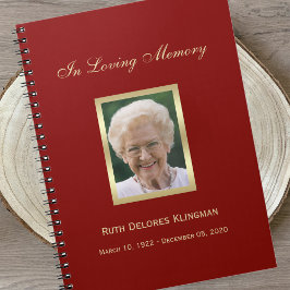 Memorial of Funeral Book Notitieboek